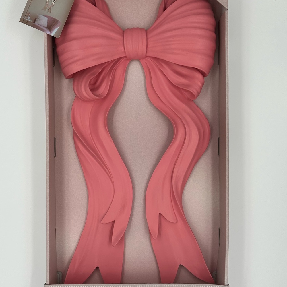 PINK 2 FEET TALL HUGE VIRAL BOW WALL DECOR